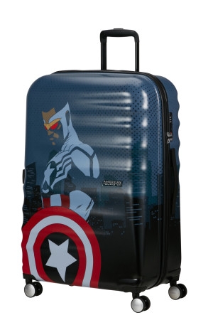 AT Dětský kufr Wavebreaker Disney Spinner 77/29 Captain America City, 52 x 29 x 77 (152585/A528)