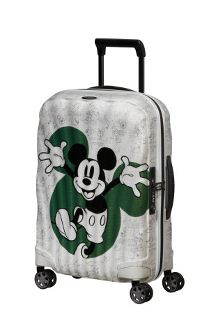 SAMSONITE Kufr C-Lite Disney Spinner Expander USB 55/20 Cabin Hello Mickey Mouse, 55 x 20 x 40 (144379/A463)