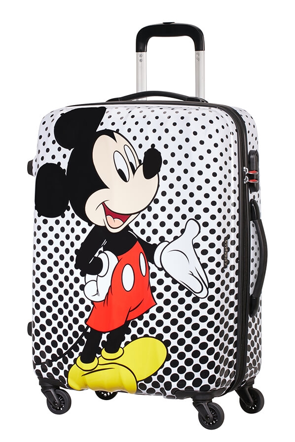 AT Kufr dětský Legends Disney Spinner 65/27 Mickey Mouse Polka Dot, 47 x 27 x 65 (64479/7483)