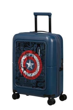 AT Kufr Dashpop Disney Spinner 55/20 Cabin Expander Captain America Shield, 40 x 20 x 55 (153857/5292)